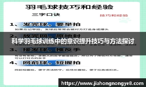 科学羽毛球训练中的意识提升技巧与方法探讨